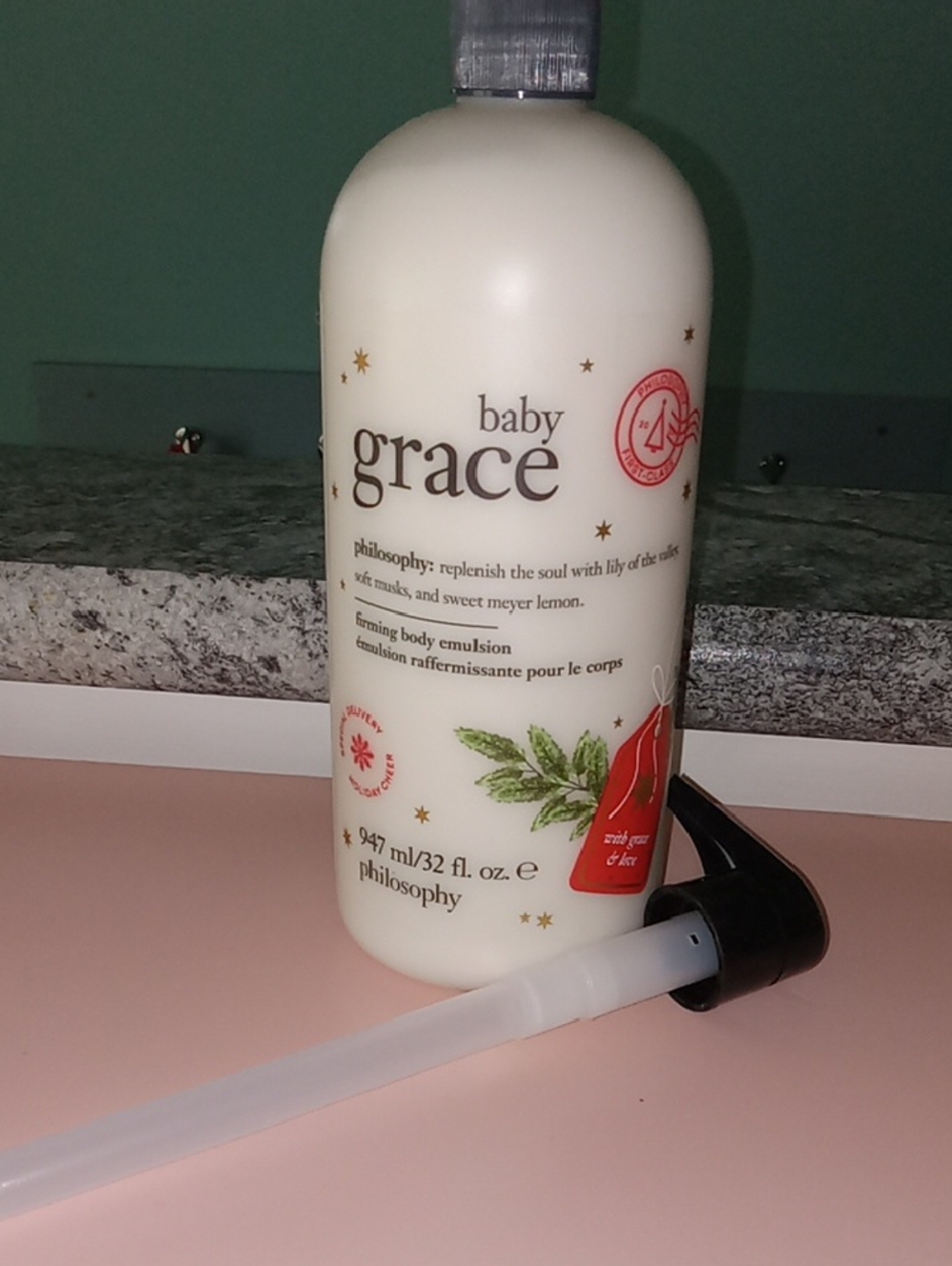 Philosophy Baby Grace Moisturizing Emulsion in Cream with Red Accent